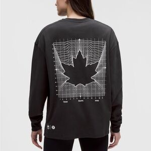 Lululemon Team Canada Women's Heavyweight
Cotton Long Sleeve COC Logo Graphic